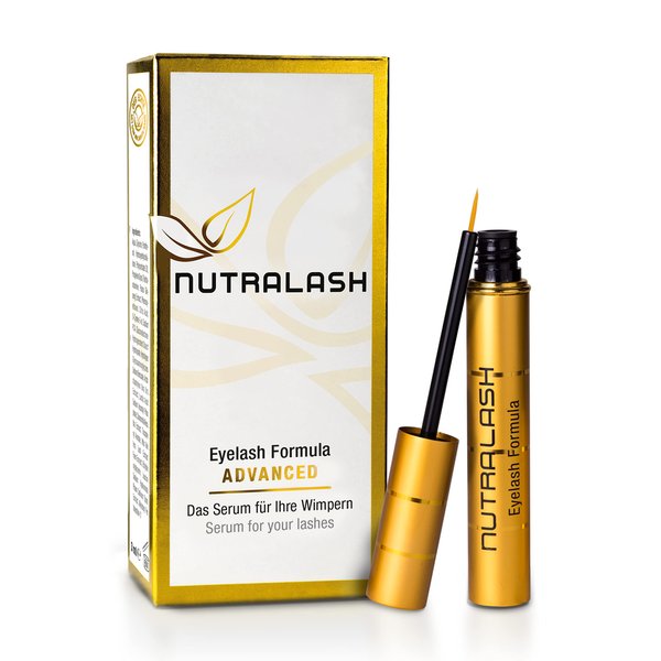 Nutralash ADVANCED Eyelash Formula - Eyelash Serum for Longer Eyelashes in Just 4-6 Weeks I Lash Serum I Eyelash Growth Serum I Made in Germany I 3ml