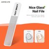 Nail Clippers with Glass Nail File, Ultra Sharp Nail Clipper Set, Professional Fingernail & Toenail Clippers Nail Cutter Set for Men and Women (Silver_Cardboard Box)