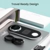 LOOWARTS Wireless Charger iPhone Apple Qi2 Magsafe Charger 3 in 1 Charging Station Apple Magsafe Charger Stand for iPhone 16 15 14 13 12 Plus Pro Max, Apple Watch 1-9 Ultra, Airpods 2-3 Series