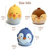 GOSUNY TOYS Latex Dog Squeaky Toys, Rubber Penguin and Chicken Dog Toy, Latex Dog Toys for Small Dogs (3 Pack)
