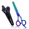 Hair Thinning Scissors Professional, Thinning Shears for Hair, Thinning Scissors for Cutting Hair, Thinning Shears, Barber Hair Scissors, Texturizing Scissors Men/Women 6.5" Razor Edge