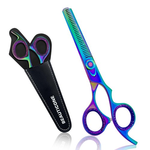 Hair Thinning Scissors Professional, Thinning Shears for Hair, Thinning Scissors for Cutting Hair, Thinning Shears, Barber Hair Scissors, Texturizing Scissors Men/Women 6.5" Razor Edge