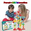 ailixinda 50 PCS Marble Run Premium Set,STEM Educational Building Block Toy,Marble Track Race Set with 15 Glass Marbles for Boys & Girls,Marble Maze Game Construction Building Blocks Toys for Kids