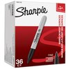 Sharpie Permanent Markers Bulk Set, Fine Tip Markers Set, Markers For Plastic, Metal, Wood, And More, Black, 36 Count