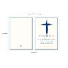 Elcer Celebration of life Funeral thank you cards with envelopes Catholic Christian Sympathy acknowledgement Thank you Cards