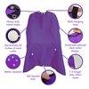 Allegro Combs Hair Cutting Cape Haircut Barber Apron Hair Stylist For Men Hair Cape Kids Cutting Adjustable Water Resistant One-Size-Fits-All 46 X 60 In. 1 Pc. (Purple)