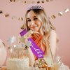 21st Birthday Decorations for Her "Finally 21" Birthday Sash and Rhinestone Crown Tiara Set for Girls 21st Birthday Gifts for Happy 21st Birthday Party Favor Supplies (purple)