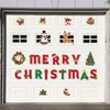 Magnetic Christmas Garage Door Decoration Christmas Garage Door Magnet Xmas Refrigerator Magnets Stickers Christmas Car Magnetic Decals for Xmas Holiday Party Fridge Door Supplies (Merry Christmas)