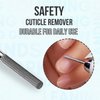 Makartt Cuticle Nail Drill Bit,Safety Tungsten Carbide Cuticle Remover Drill Bit Needle Bit Under Nail Cleaner Dead Skin Nail Prepare 3/32'' for Electric Nail File Nail Buffer Bit-3XF (Silver,Fine)