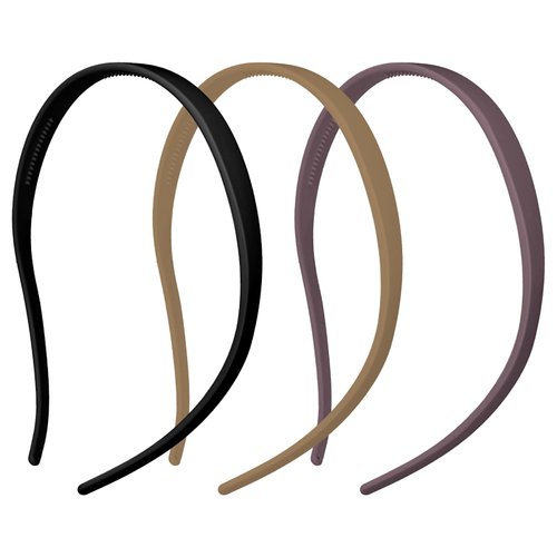 YUXIANLB 3Pcs Plastic Headbands Designed for Eyewear, No Pressure, No Headache, Teeth Comb Skinny Hair Loop, Comfortable Non-Slip Thin Fashion Headbands for Women Girls