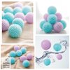 Bienstylife Reusable Laundry Dryer Balls - Eco Friendly Fabric Softener Alternatives Soften and Fluff Laundry Wrinkle Release(Set of 4 Random Color)