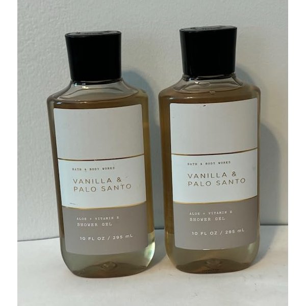 Vanilla & Palo Santo Shower Gel 2-Piece Set