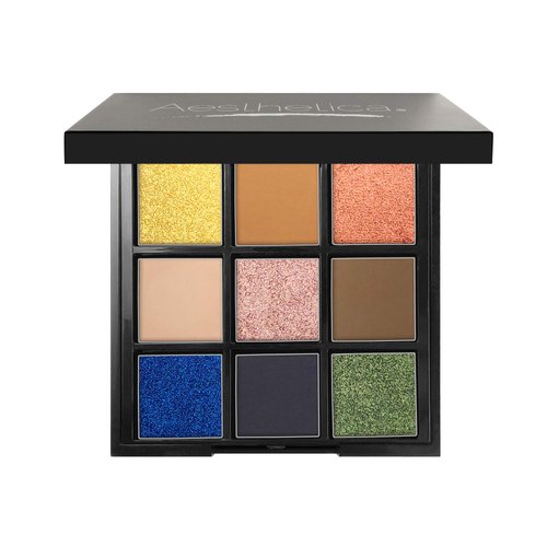 Aesthetica "BE Eyeshadow Palette - Nine Shades - Glitter and Matte Eye Shadow Kit - (BE Bold)