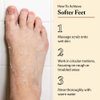 FootFitter Foot Scrub – Exfoliating Natural Sea Salt Based Feet & Dry Skin Scrub – Sweet Vanilla (11.2 oz.)