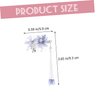 Gogogmee 1Pair Chinese Style Hair Clips with Tassels and Floral Design Decorative Hair Accessories for Traditional Hairstyles for Special Occasions and Everyday Wear