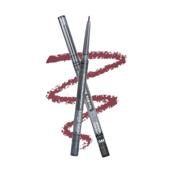 Eyeliner Pen,Ultra Fine Tip, Lasting Pigment Eyeliner Pencil, Waterproof Smudge-proof Eyeliner Pencil,Eyeliner For All Skin. (Wine Red)