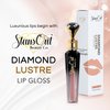 StansOut Beauty Diamond Lustre Fancy Sugar Hydrating Lip Gloss | Cute Nude Moisturizing Butter-Smooth Colors | Shades for Naturally Plump & Pout, Sparkling clear finishes & Glossy Choices.