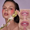 2PCS Cream Lip Gloss, Sexy Women Lipstick, Moisturising Liquid Lipstick, Non-Fading, Non-Stick to Cup, Non-Stick to Cup, 2024 New Waterproof Lip Gloss, Vivid Colorful Lipgloss Women Makeup