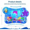 ZMLM Baby Tummy-Time Water Mat - Infant Water Play Mat Water Playmat Sensory Pad Baby Stuff for 3 6 9 12 Months Newborn Toddler Boys Girls Best Gift Fun Indoor Activity Item Game