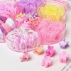 Melbelia Baby Hair Ties and Hair Clips in Box, Hair Rubber Bands for Toddler Colorful Hair Elastics Hair Accessories Gift for Little Girls Kids Baby Infants