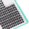 Bodermincer XXXL Tray 204pcs 9 Colors Mixed/Black Mixed Length Lash Clusters Lash Extensions 10+12mm MIX/12-14mm MIX/14+16mm MIX Wispy Lashes (Black 12+14mm MIX)