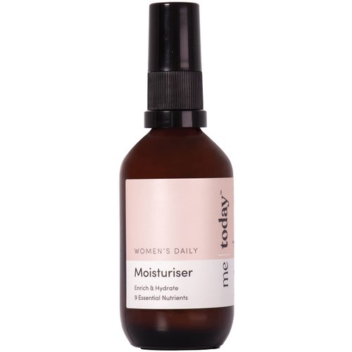 me today - Women's Daily Moisturiser, Face, 50ml, Hydrate and Enrich, Shea Butter, Almond Oil, Ginseng and Cranberry, Natural Ingredients, Vegan