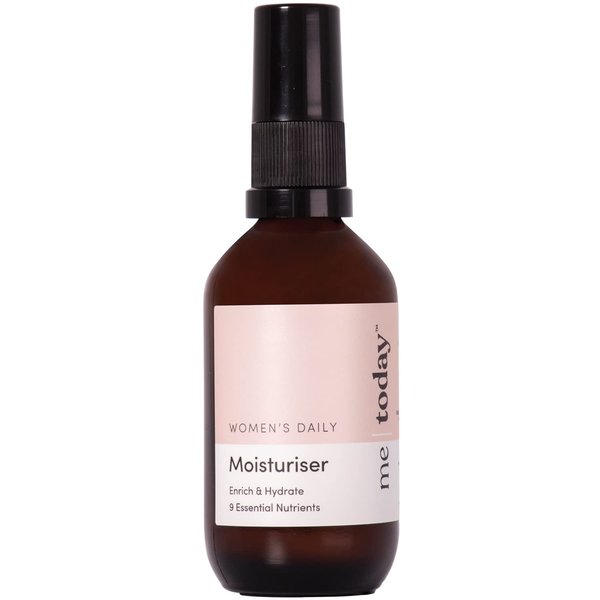 me today - Women's Daily Moisturiser, Face, 50ml, Hydrate and Enrich, Shea Butter, Almond Oil, Ginseng and Cranberry, Natural Ingredients, Vegan