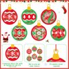 Epakh 24 Sets Gingerbread Man Tissue Sign Craft Kit Christmas Craft Bulk Gingerbread DIY Craft Kit Christmas Tree Decorations Make Your Own Xmas Ornaments Crafts for Holidays Arts
