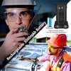 SAMCOM FPCN10A Two Way Radios Long Range 3000mAh Walkie Talkies for Adults Rechargeable 2 Way Radios UHF Programmable Handheld Business Radio with Earpieces,Group Call, 2 Packs