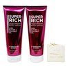 Bath & Body Works A Thousand Wishes - 2 Pack Of Super Rich Moisturizing Body Wash with a Wild Jasmine Soap.