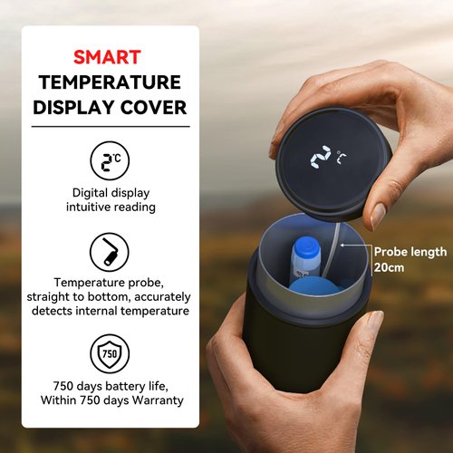 DISONCARE 60H 3 Pen Insulin Cooler Travel case Temp Display Medication Cooler for Medicine Travel TSA Approved Ice Pack Diabetic Medical Cooler Diabetes Bag EpiPen with QR Medical Tag（Black）