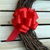 Red Christmas Gift Pull Bows - 5" Wide, Set of 10, Memorial Day, Gift Bows, Wreath, Gift Basket, Presents, Birthday, Fundraiser, Decoration, 4th of July, Valentine's Day, President's Day