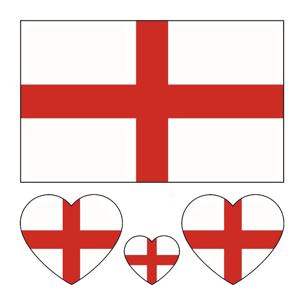 10 Sheets England Flag 2022 World Cup Temporary Face Tattoos Stickers，40 Pcs Football National Flag Removable Fake Tattoos, For Men Kids Women (England)