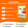 PROBAR - Bolt Organic Energy Chews, Strawberry, Non-GMO, Gluten-Free, USDA Certified Organic, Healthy, Natural Energy, Fast Fuel Gummies with Vitamins B & C (12 Count)