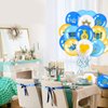 45 Pieces Hanukkah Party Balloons 12 Inch Menorah Dreidel Balloons Chanukah Toy Happy Hanukkah Latex Balloons for Hanukkah Party Jewish Holiday Party Indoor Outdoor Home Yard Decoration Supplies