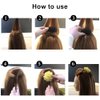 2Pcs Charming Bump It Up Volume Inserts Hair Comb Do Beehive Hair Stick Bun Maker Tool Styling Accessories for Women Lady Girl (Brown)