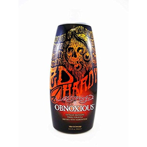 Ed Hardy Obnoxious Extreme Bronzer Tingle Tanning Lotion, 10 oz.