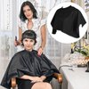 Waterproof Hair Dye Cape Short Barber Cape Waterproof Salon Hair Cutting Cape Makeup Apron for Hair Color, Bleach, Shampoo