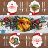 Santa Claus plates Christmas party paper plates 10.5"x7" Xmas plates disposable dinnerware 80 count Novelty Santa paper plates bulk Christmas dinner plates tableware Holiday Plates For kids Party time