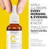 VITAYES Vitamin C Face Serum Anti Aging Serum with Hyaluronic Acid Skin Hydrating & Brightening for Dark Spots, Fine Lines and Wrinkles 1 Oz.