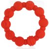 Nuby 100% Silicone Teether Ring, 3 Months + Colors May Vary