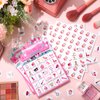 Liliful 35 Pcs Spa Party Bingo Game 24 Players Girls Makeup Party Bingo Cards Beauty Themed Party Games for Girls Women Sleepover Spa Day Birthday Party Favors Family Classroom Activities Supplies
