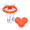zoordo Bath Toys Bathtub Basketball Hoop Balls Set for Toddlers Kids with Strong Suction Cup Easy to Install,Fun Games Gifts in Bathroom,3 Balls Included ( Only Stick on Smooth Surface )