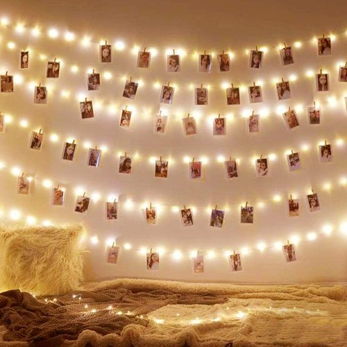 66Ft 200 LED Fairy Lights Plug in, Waterproof String Lights Outdoor 8 Modes Christmas Lights Bedroom Decor, Twinkle Lights for Girl's Room Garden Christmas Decorations (Warm White)