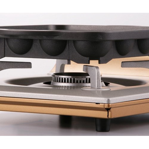 Iwatani Takoyaki Grill Pan , Medium, Black