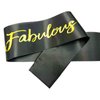 NAUXIUDSJS 30 Fabulous Sash, 30th Birthday Sash, Black Satin Sash with Gold Foil Letter Happy 30th Birthday Accessories Decorations Party Favor