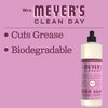 MRS. MEYER'S CLEAN DAY Liquid Dish Soap, Biodegradable Formula, Peony, 16 fl. oz