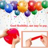 Pearl Red White Latex Balloons 12 Inch Red Confetti Balloon for Birthday Wedding christmas Bridal Baby Shower Decorations.50Pcs.