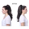 OneDor 20" Curly Synthetic Clip In Claw Drawstring Ponytail Hair Extension Synthetic Hairpiece 190g with a jaw/claw clip (R1488H)