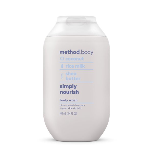 Method Body Wash, Simply Nourish, 3.4oz Travel Size